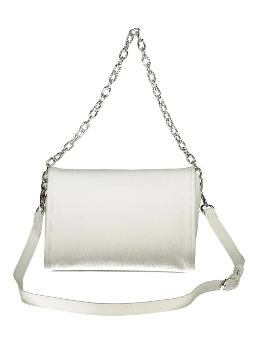 Syria Re flap shoulder bag in white
