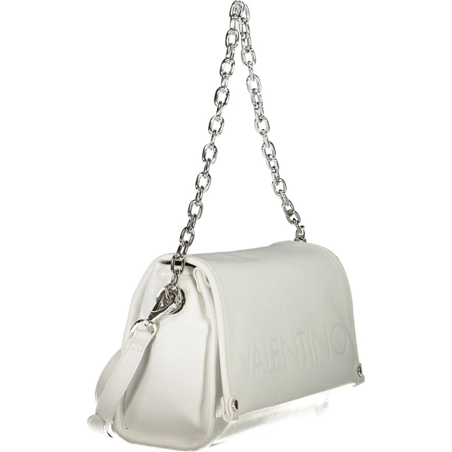 Syria Re flap shoulder bag in white