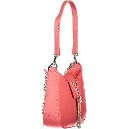 Pink Polyethylene Handbag