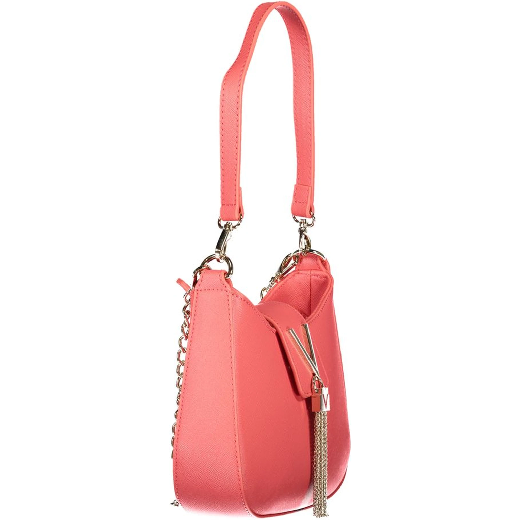 Pink Polyethylene Handbag