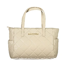 Beige Polyethylene Handbag