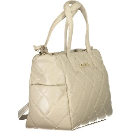 Beige Polyethylene Handbag
