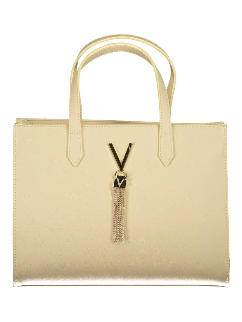 Beige Polyethylene Handbag