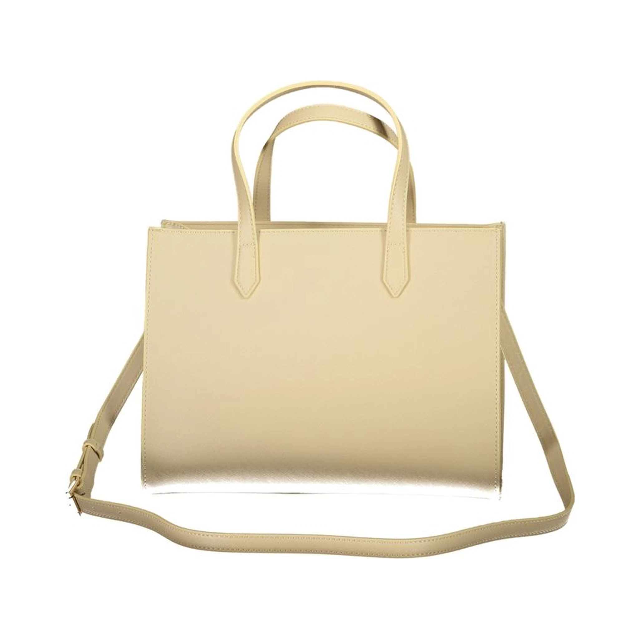 Beige Polyethylene Handbag