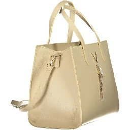 Beige Polyethylene Handbag