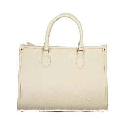 Beige Polyethylene Handbag