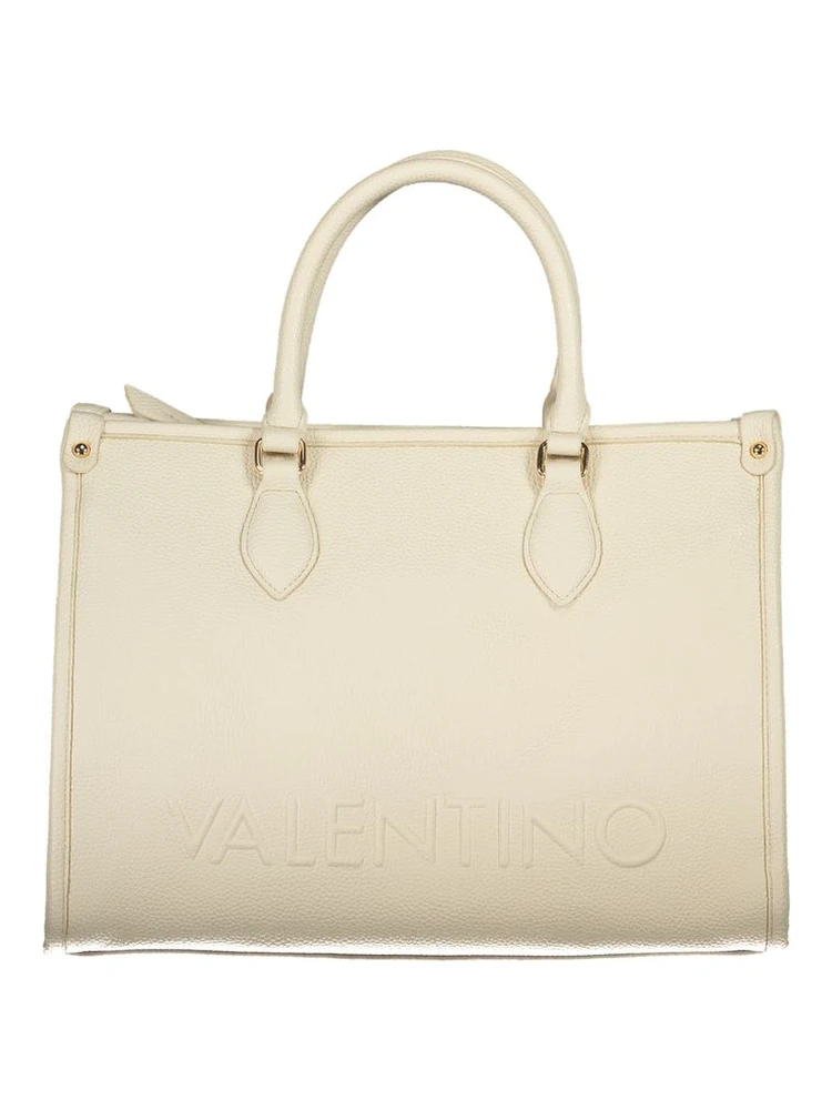 Beige Polyethylene Handbag