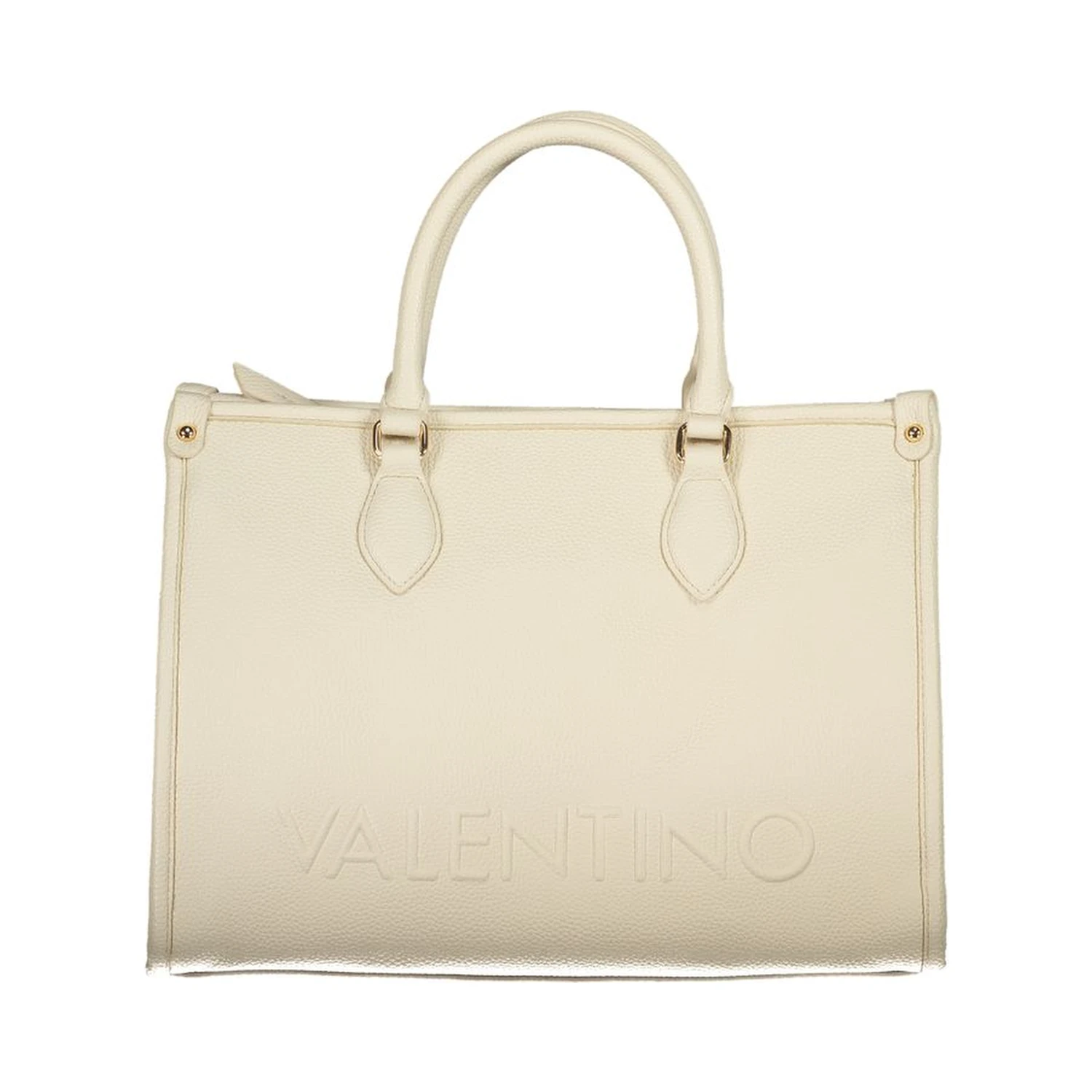 Beige Polyethylene Handbag