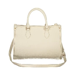 Beige Polyethylene Handbag