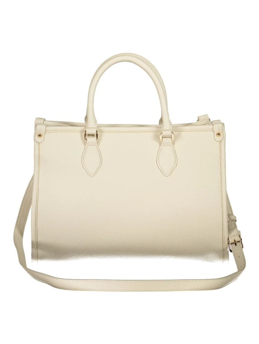 Beige Polyethylene Handbag