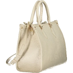 Beige Polyethylene Handbag