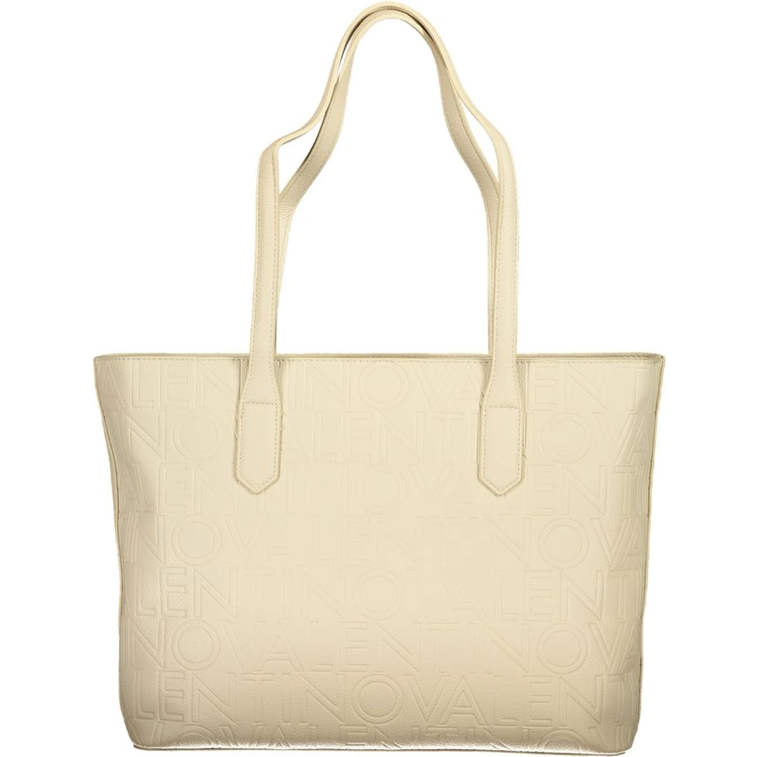 Beige Polyethylene Handbag