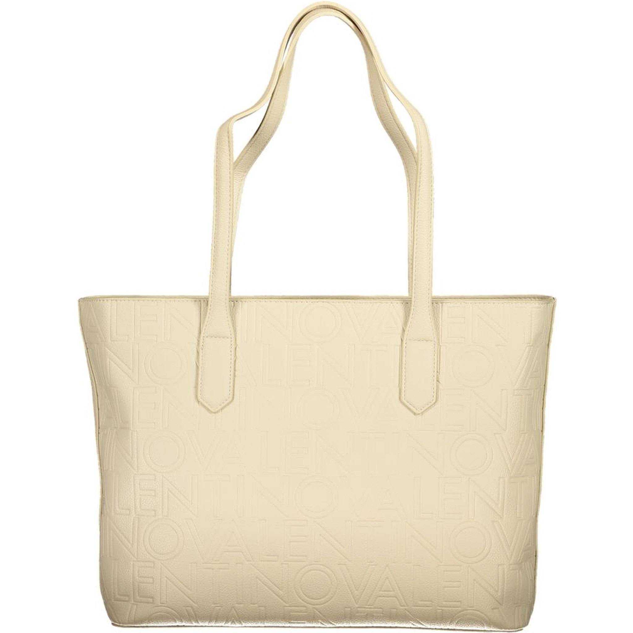 Beige Polyethylene Handbag