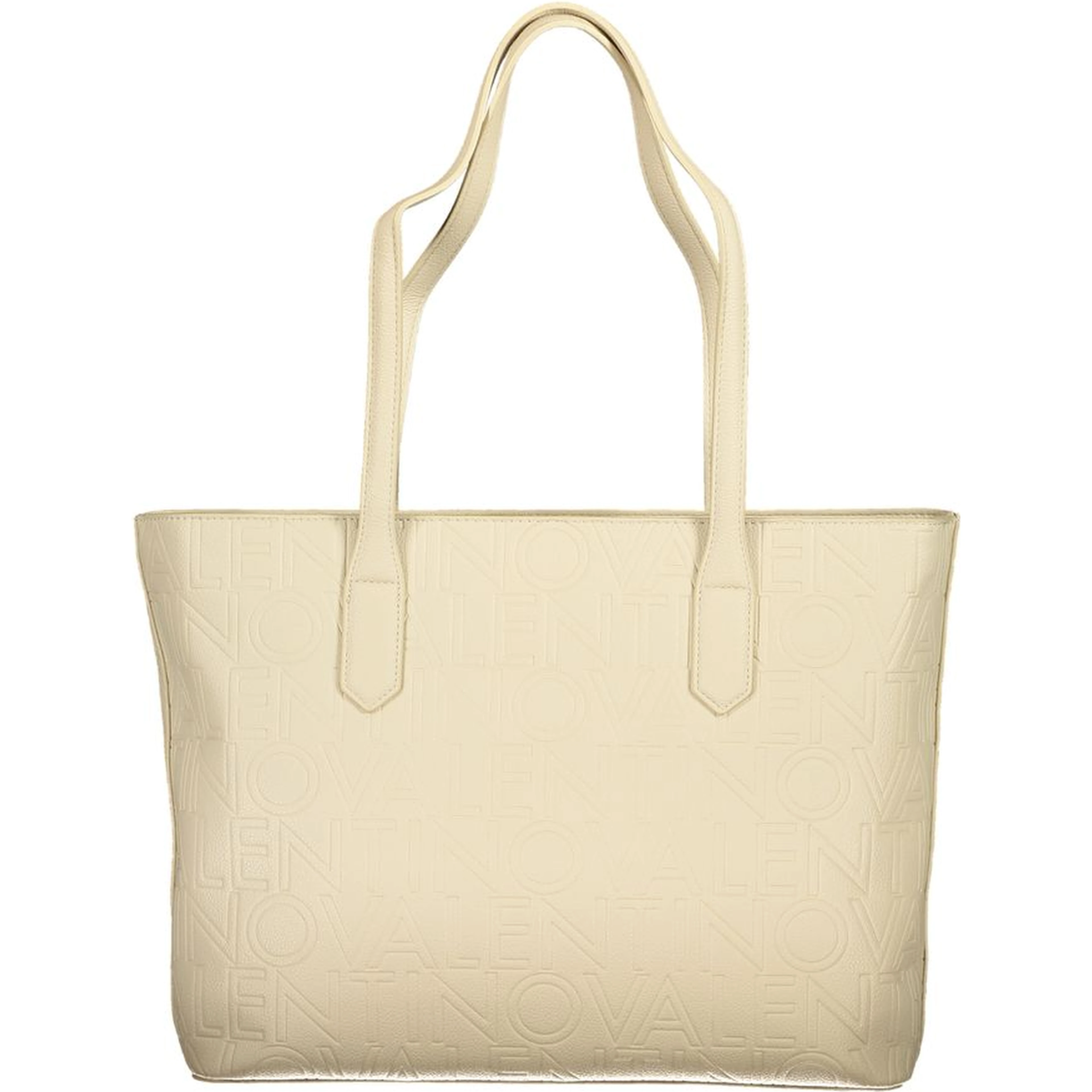 Beige Polyethylene Handbag