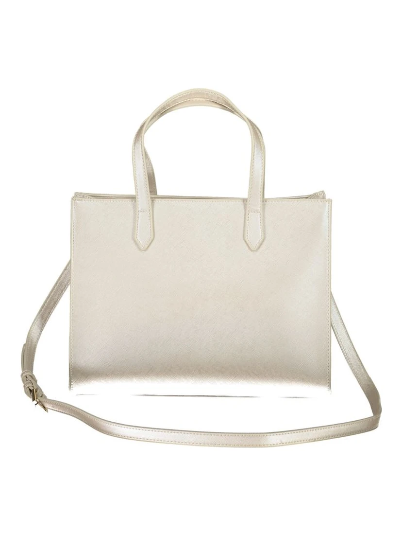 Gray Polyethylene Handbag