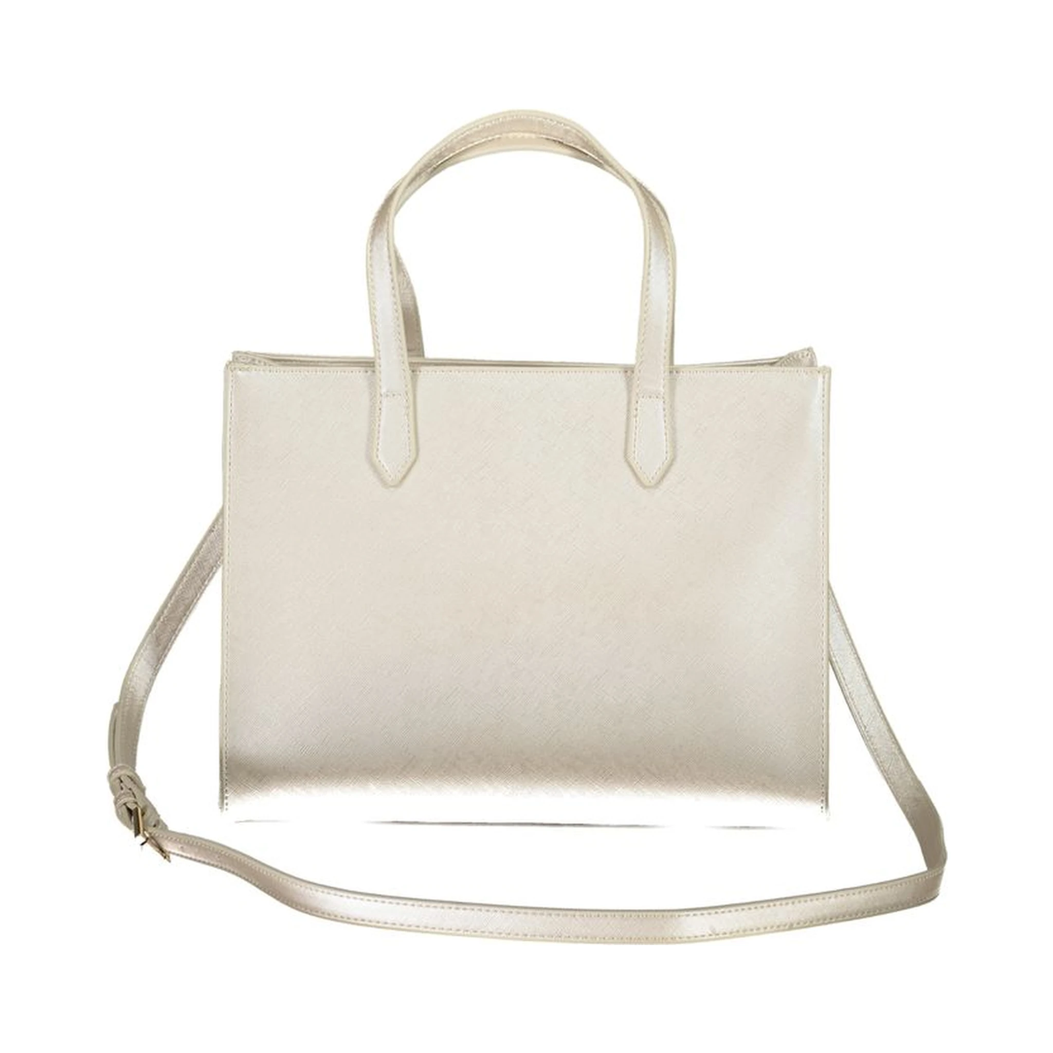 Gray Polyethylene Handbag