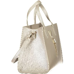 Gray Polyethylene Handbag