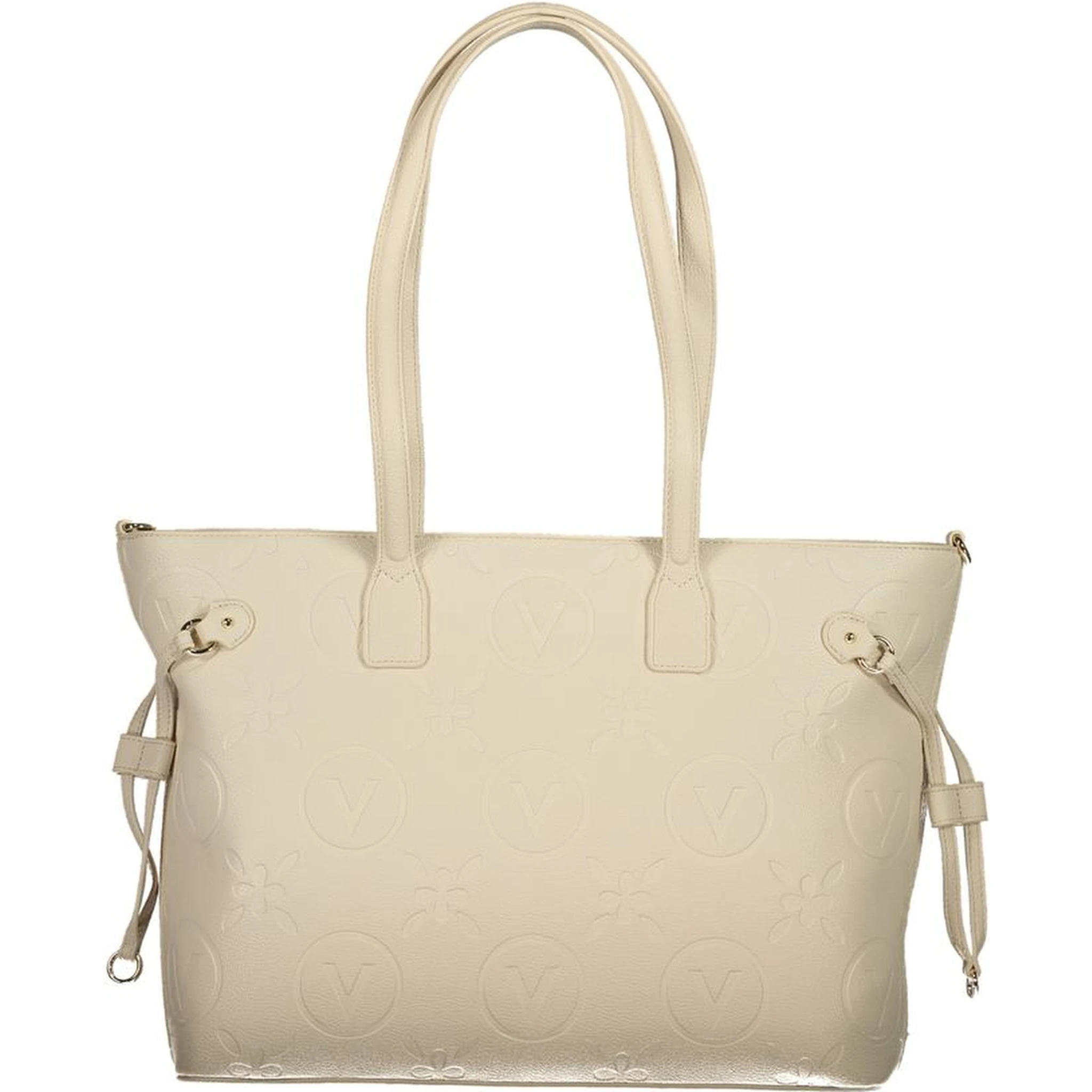 Beige Polyethylene Handbag