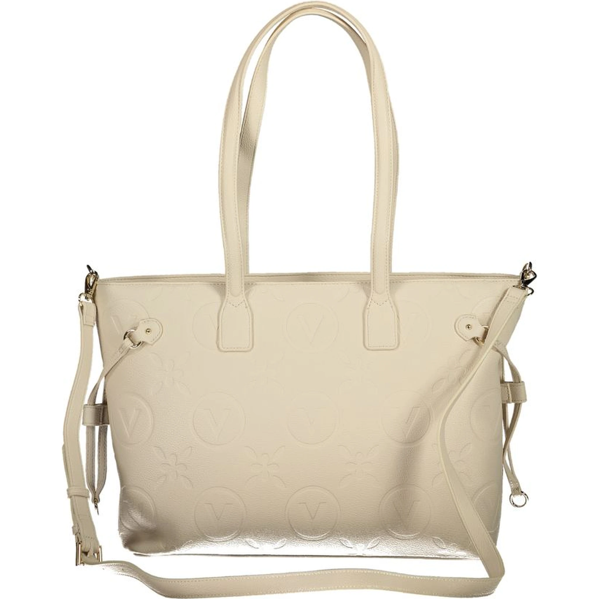 Beige Polyethylene Handbag