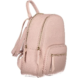 Pink Polyethylene Handbag