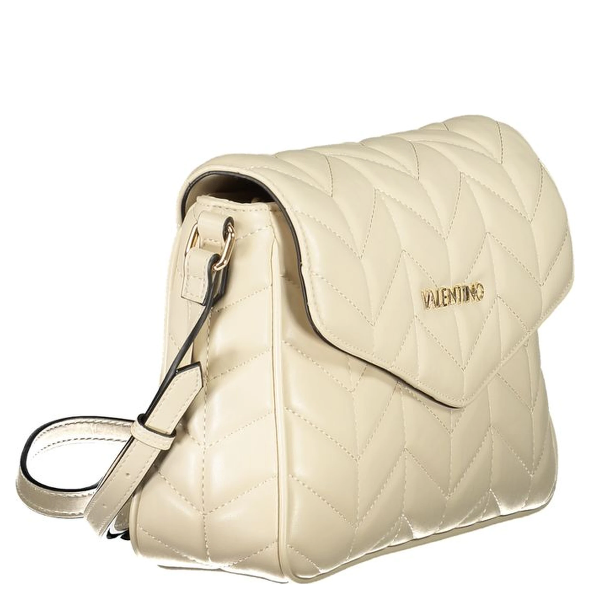 Beige Polyethylene Handbag