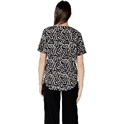 Black Viscose Blouse