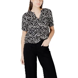 Black Viscose Blouse