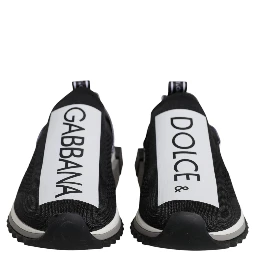 Black White Slip On Sorrento Sneakers Shoes