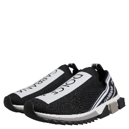 Black White Slip On Sorrento Sneakers Shoes