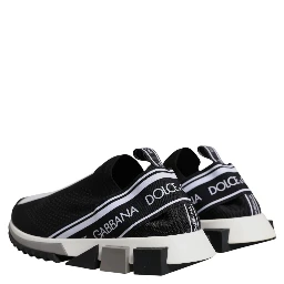 Black White Slip On Sorrento Sneakers Shoes