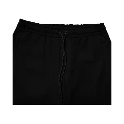 Black Cotton Blend Jogger Sweatpants Pants