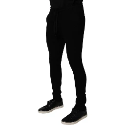 Black Cashmere Jogger Men Sweatpants Pants