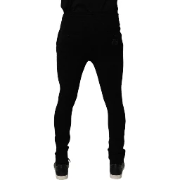 Black Cashmere Jogger Men Sweatpants Pants