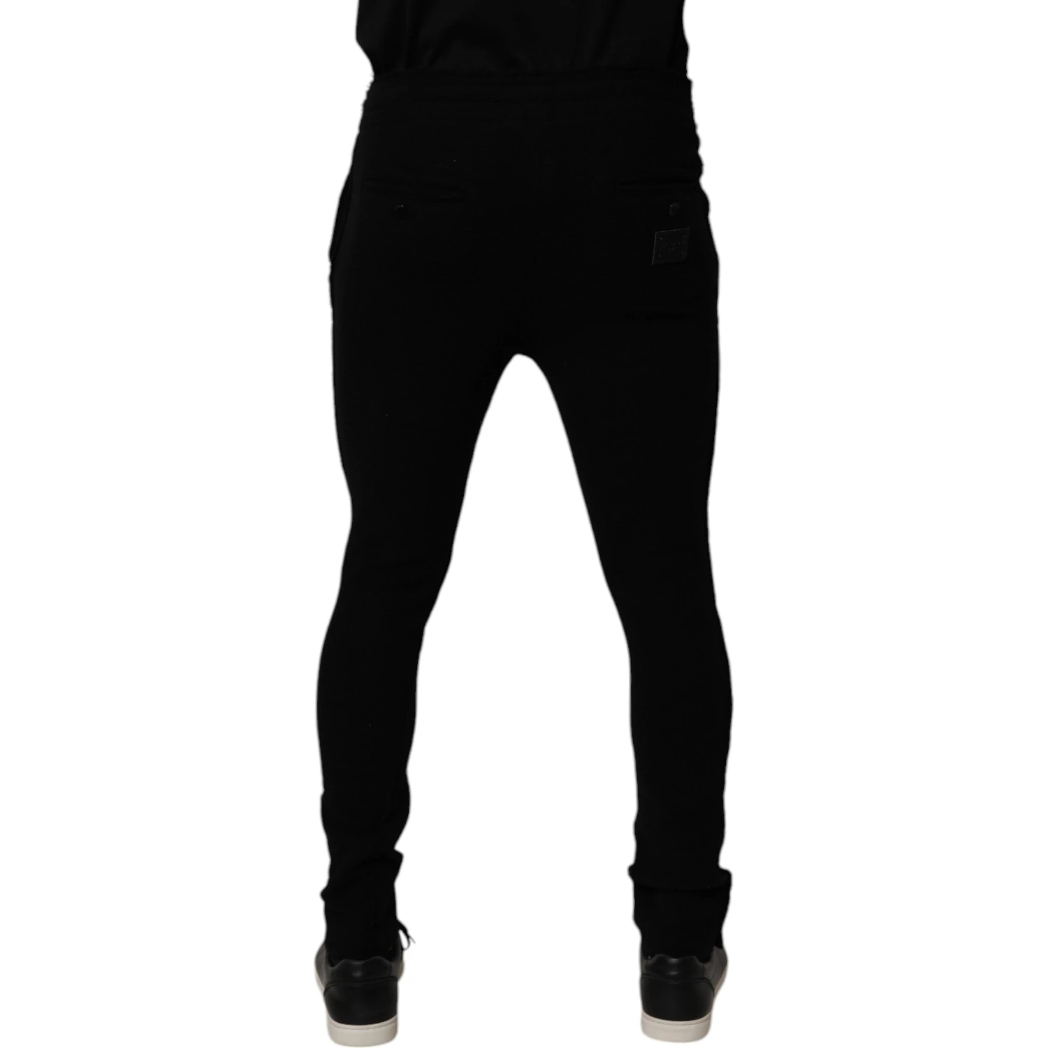 Black Cashmere Jogger Men Sweatpants Pants