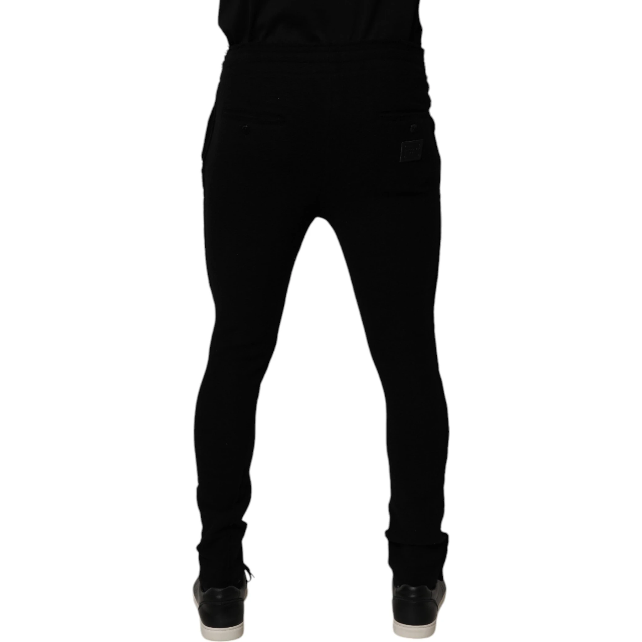 Black Cashmere Jogger Men Sweatpants Pants