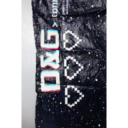 Dark Blue DG Game Print Cotton Jogger Pants