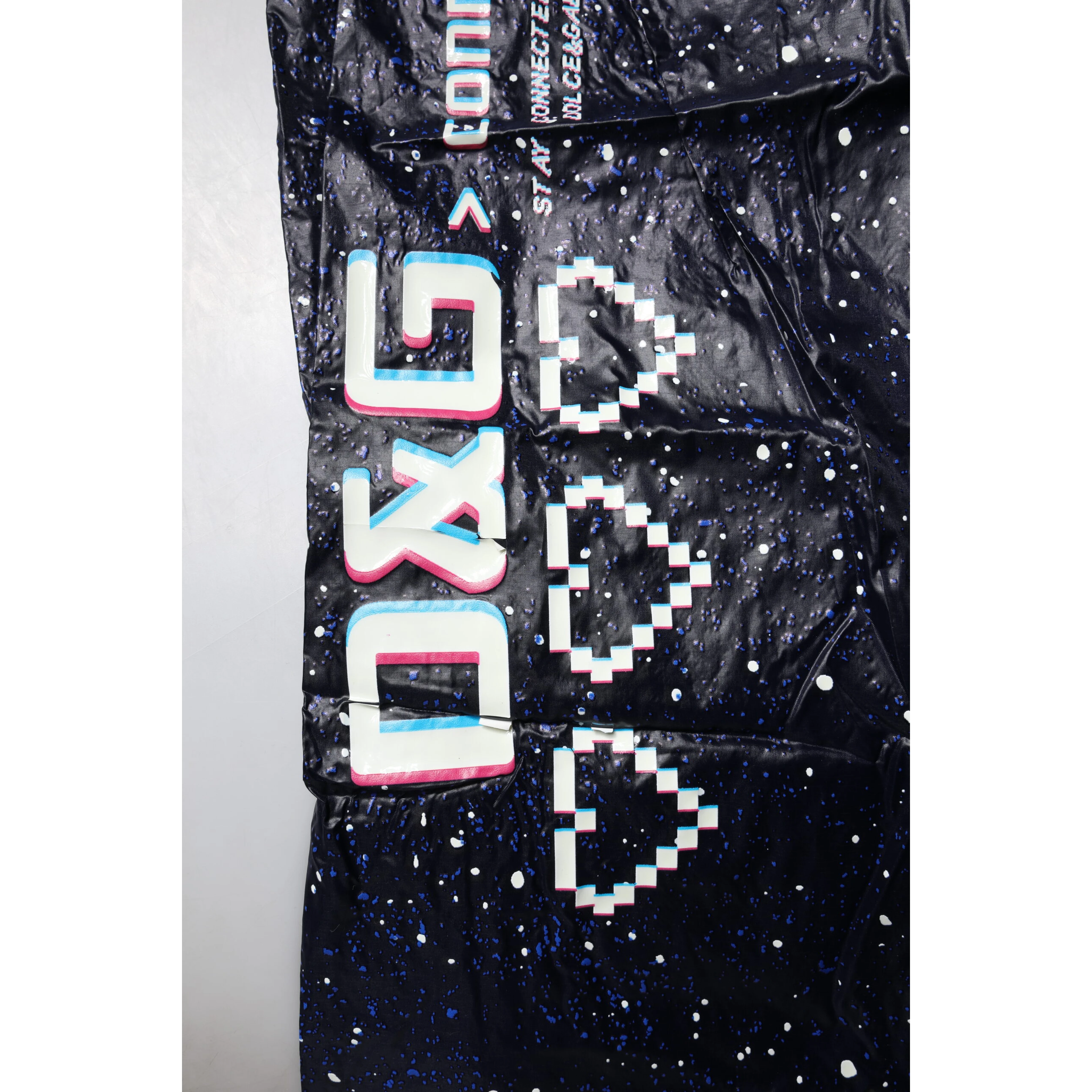 Dark Blue DG Game Print Cotton Jogger Pants