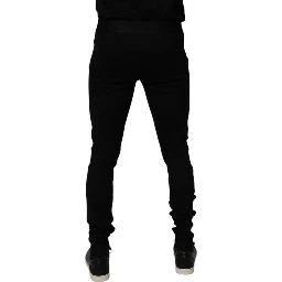 Black Cotton Jogger Men Sweatpants Pants