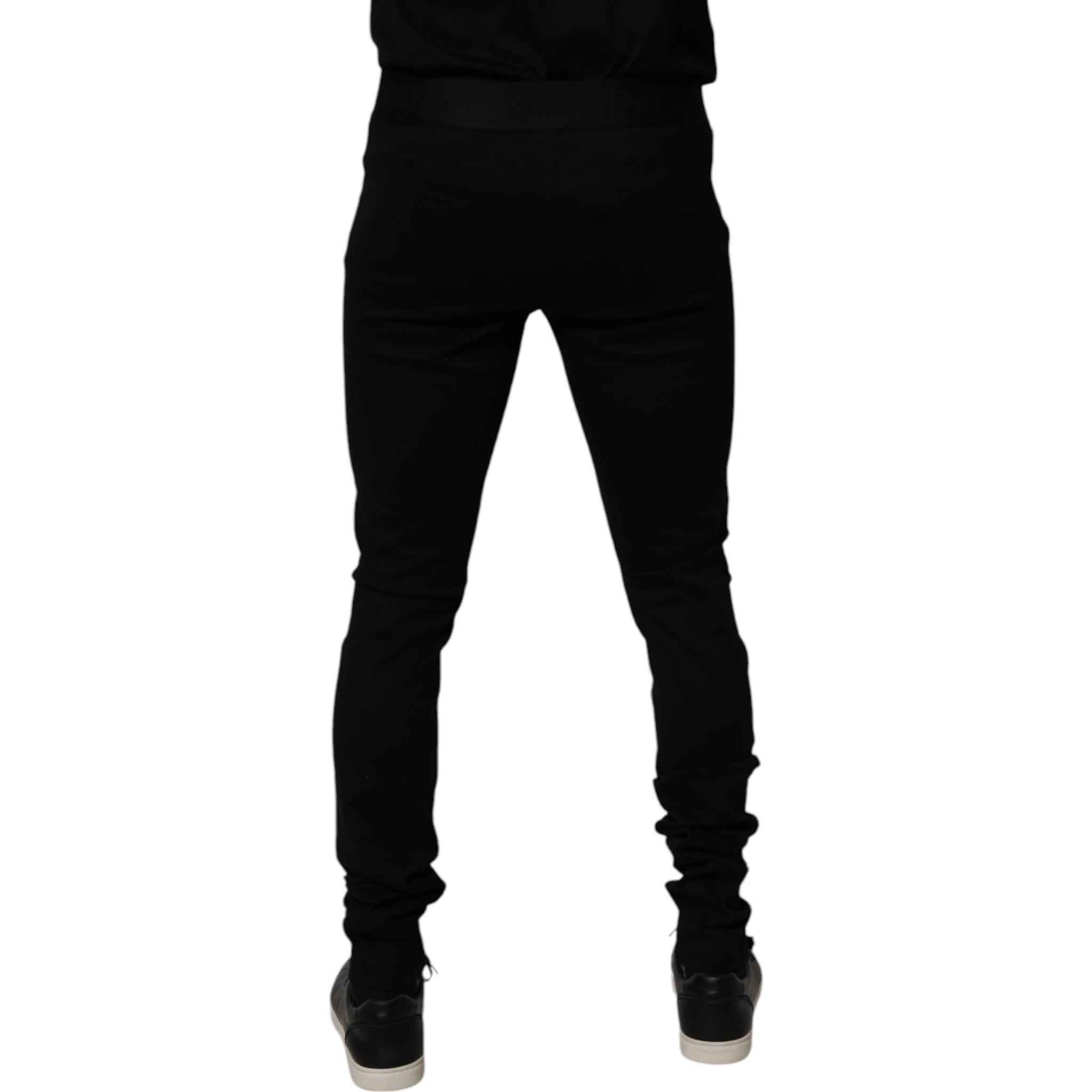 Black Cotton Jogger Men Sweatpants Pants