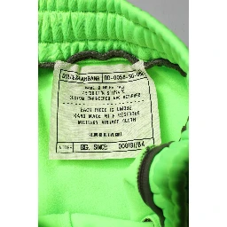 Green Patchwork Cargo Bermuda Shorts