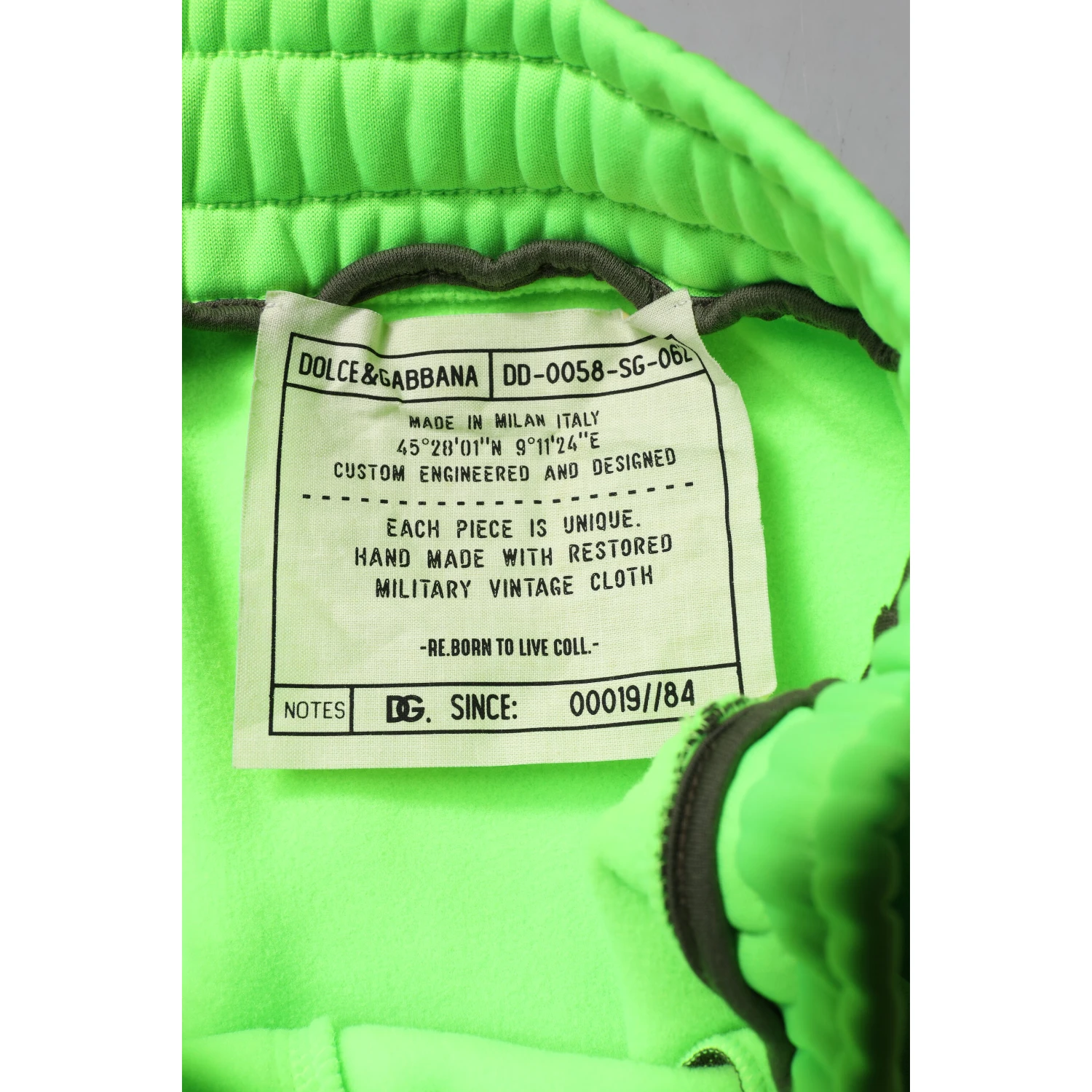 Green Patchwork Cargo Bermuda Shorts