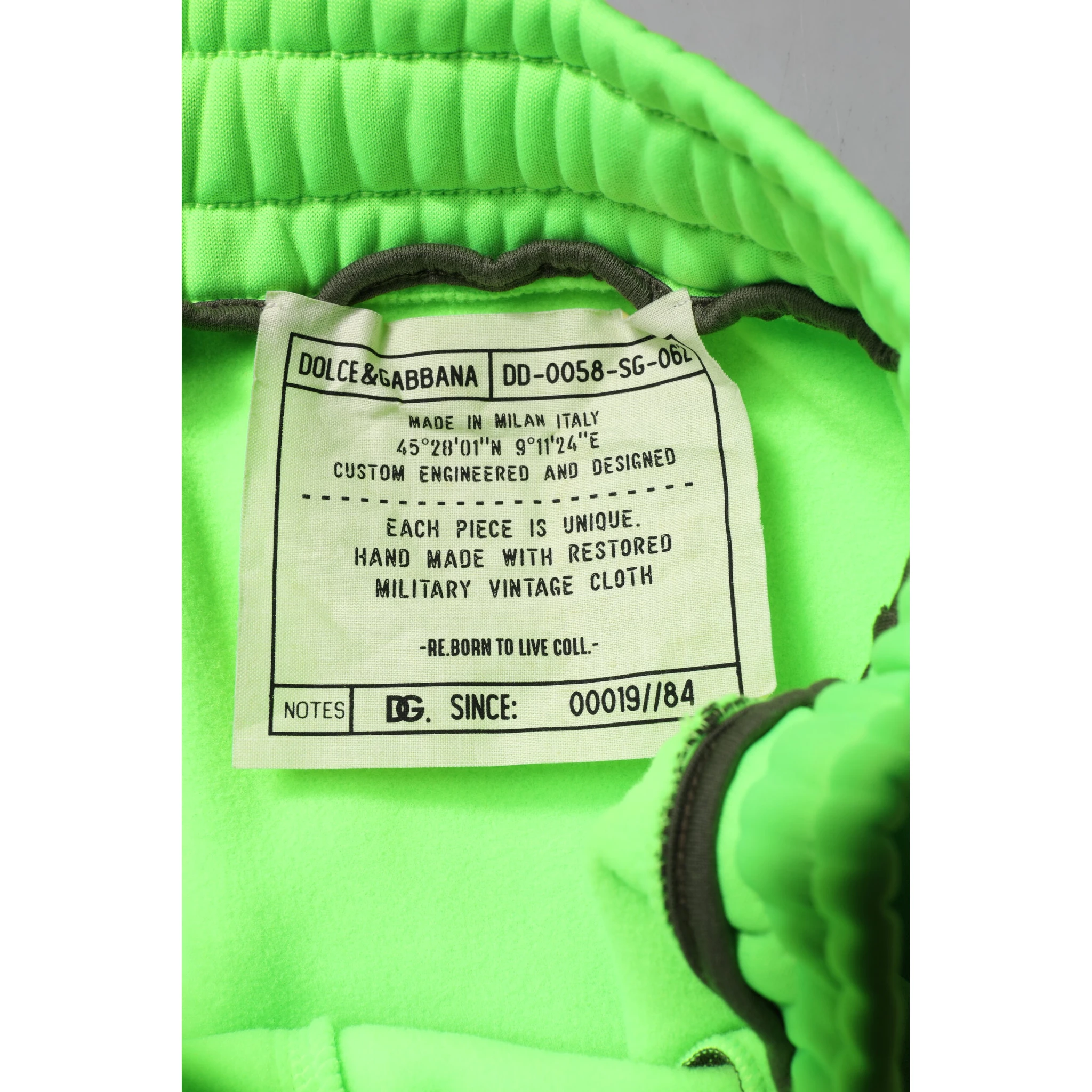 Green Patchwork Cargo Bermuda Shorts