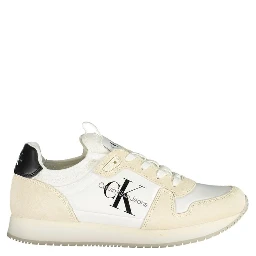 White Polyester Sneaker