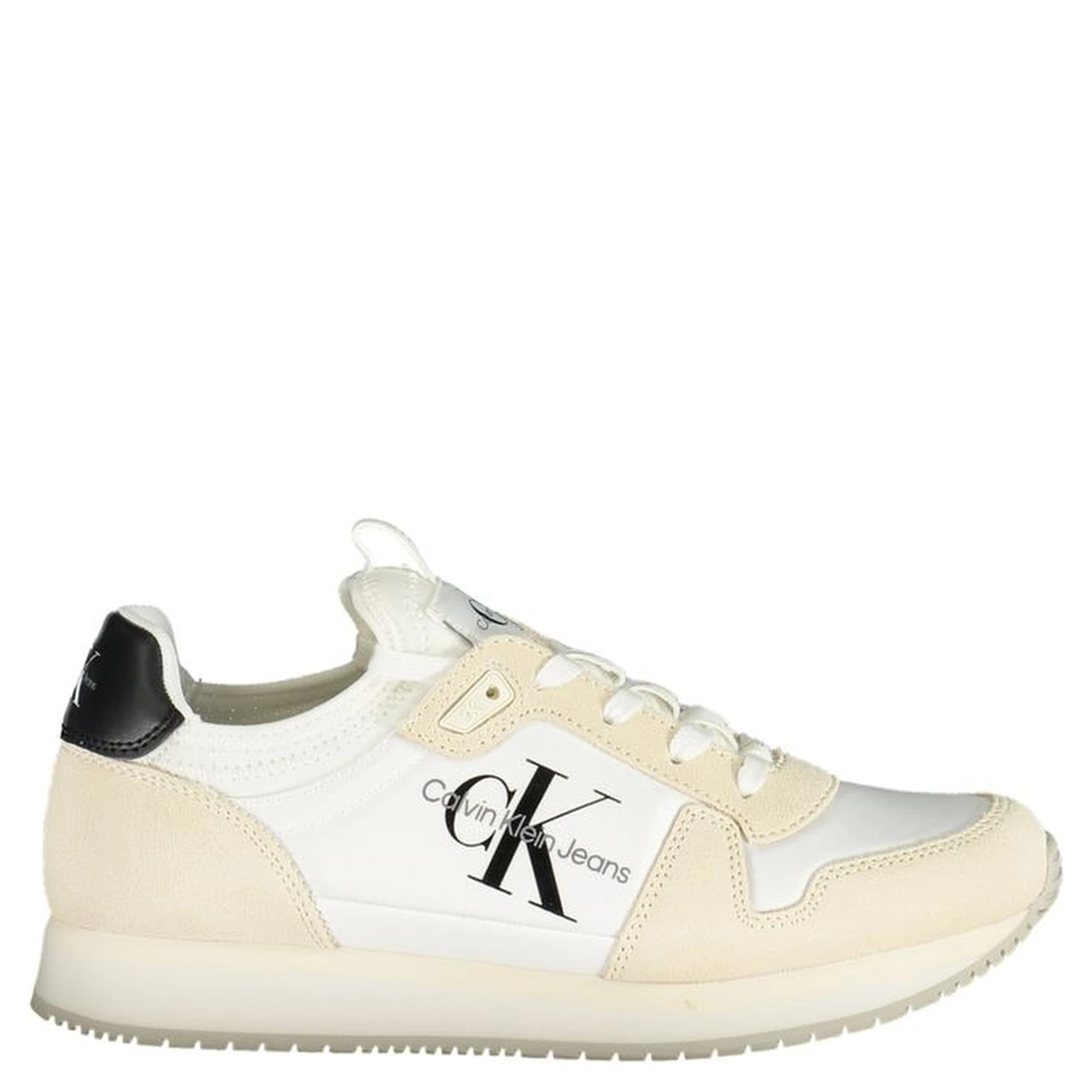 White Polyester Sneaker