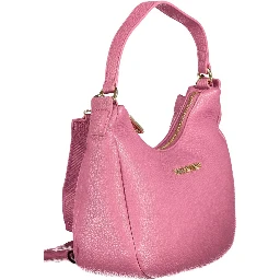 Pink Polyethylene Handbag