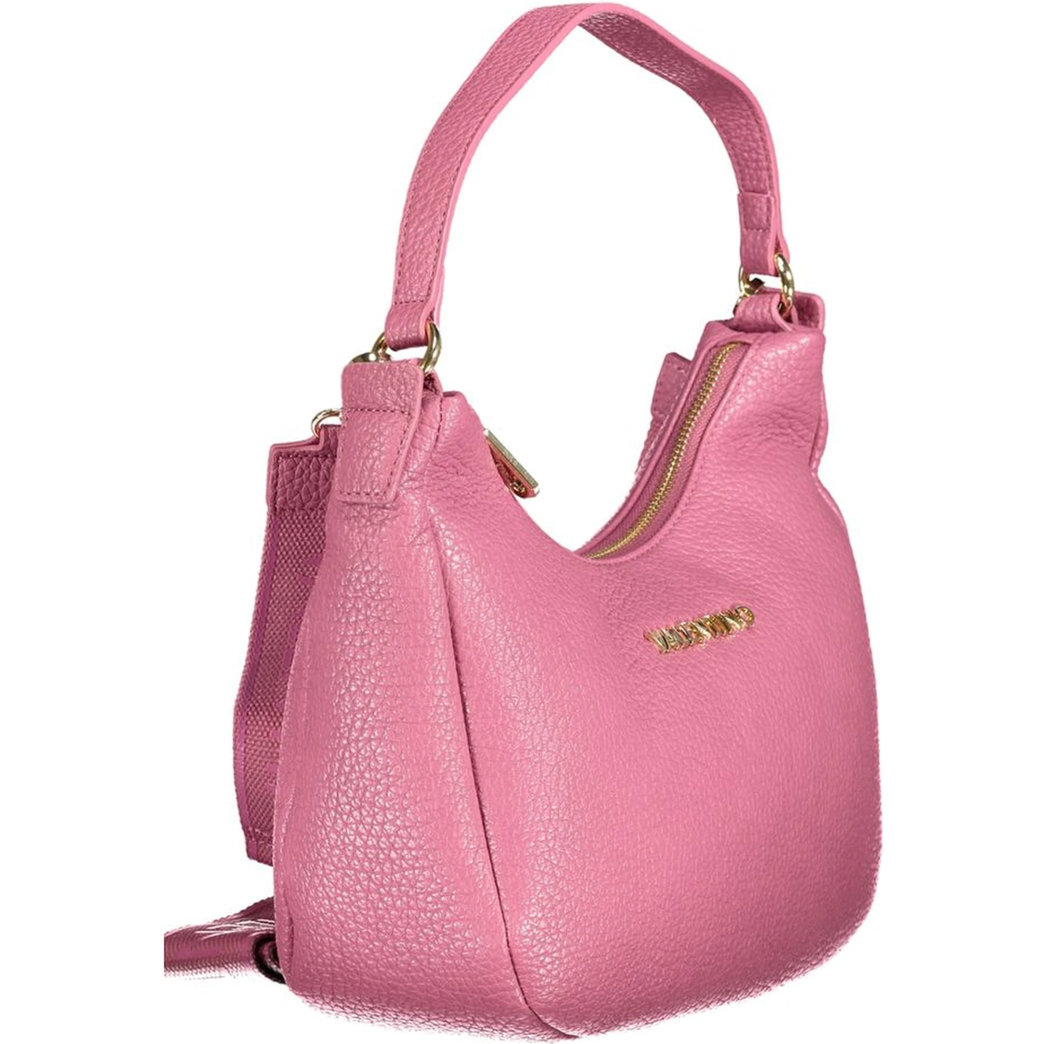 Pink Polyethylene Handbag