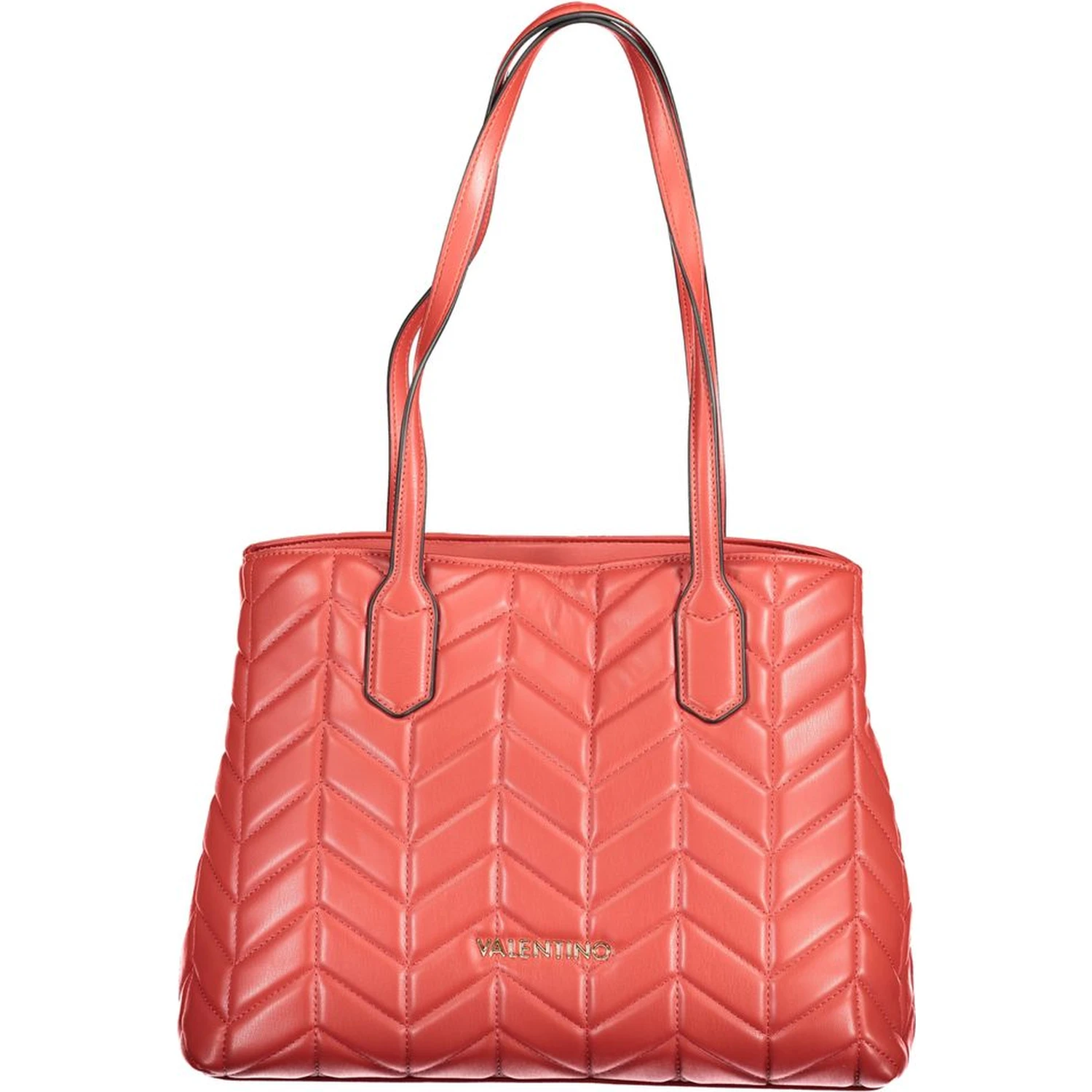 Red Polyethylene Women Handbag