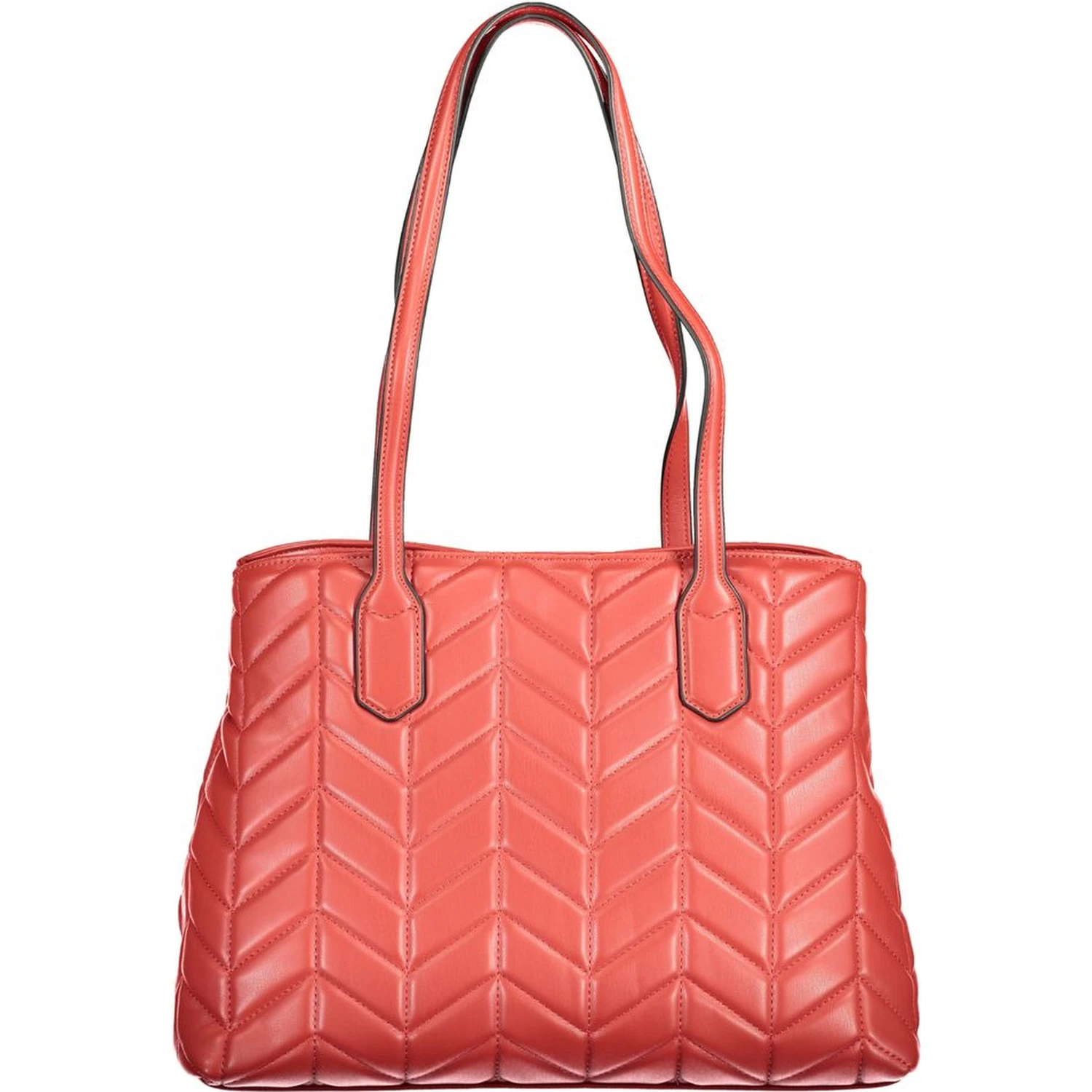 Red Polyethylene Women Handbag
