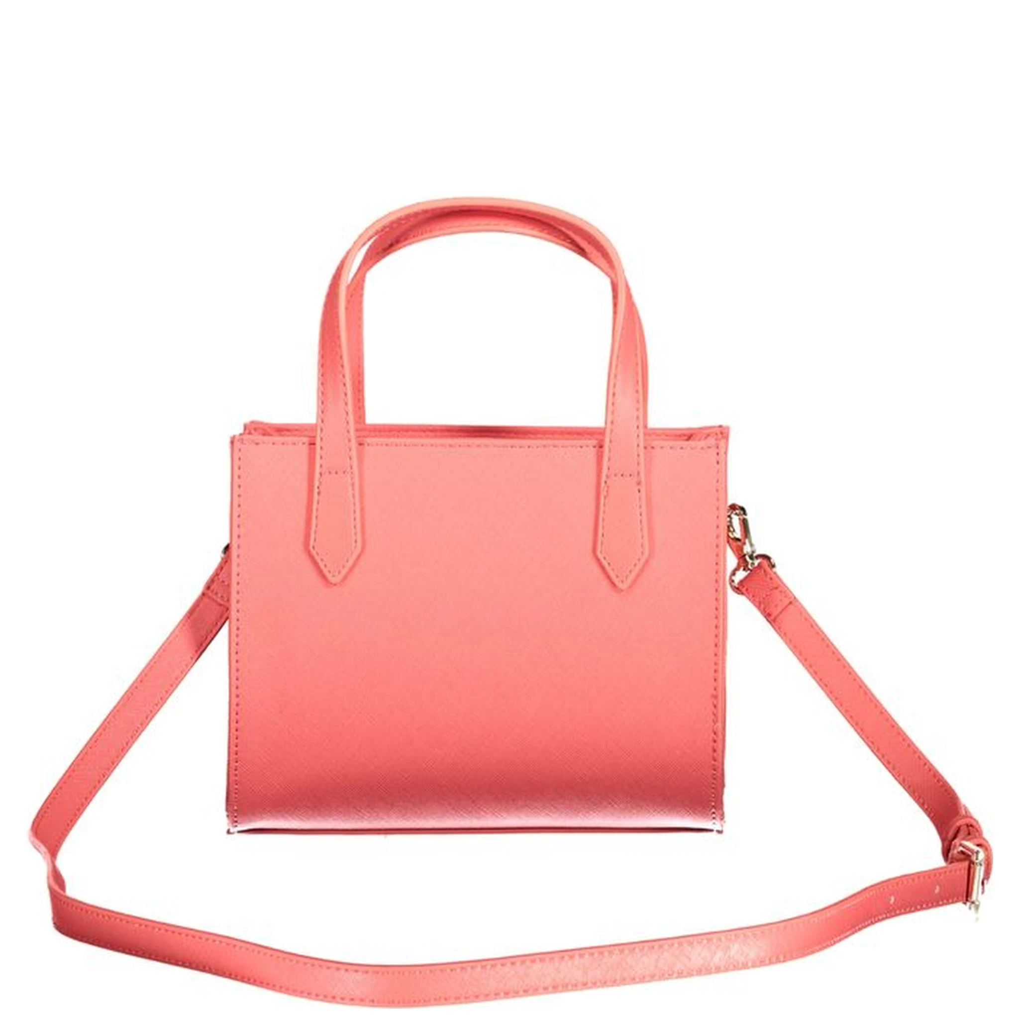 Pink Polyethylene Handbag