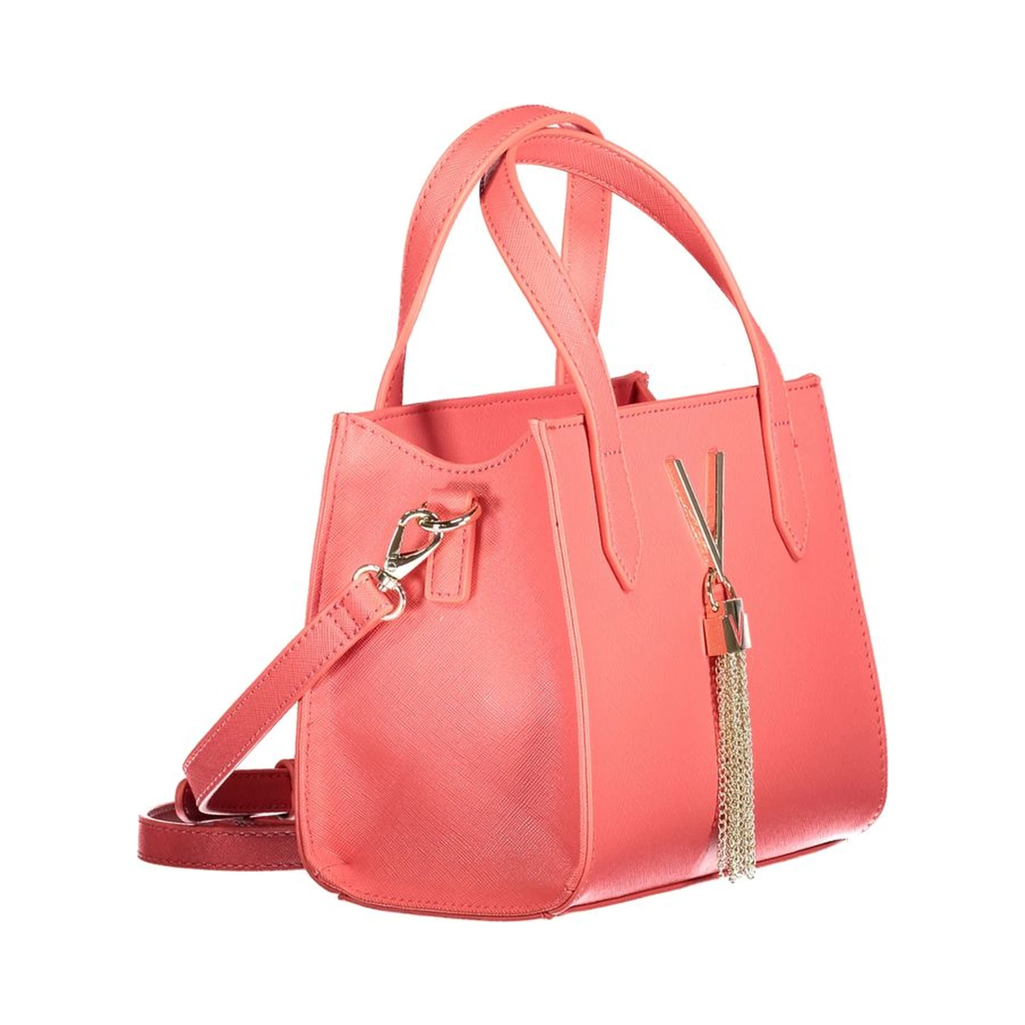 Pink Polyethylene Handbag